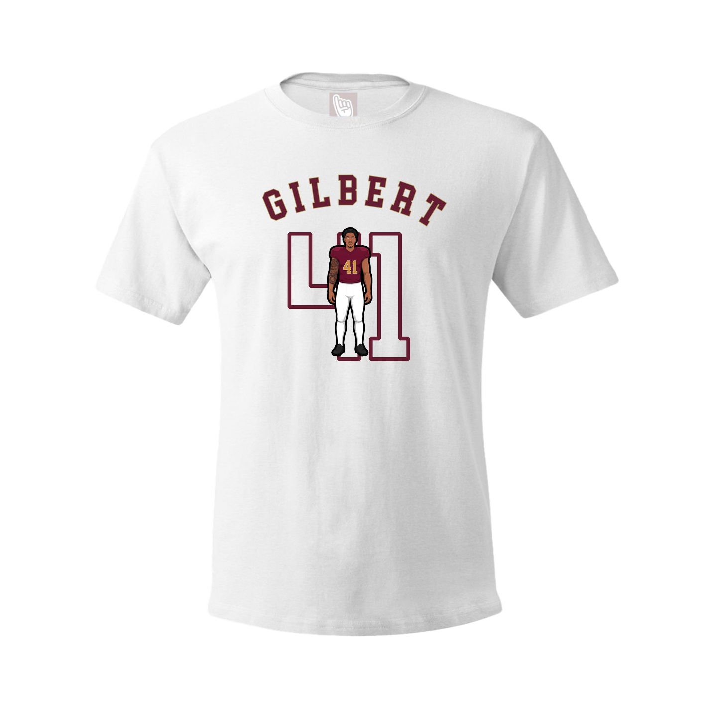 Tee — Shirsey Arch in White