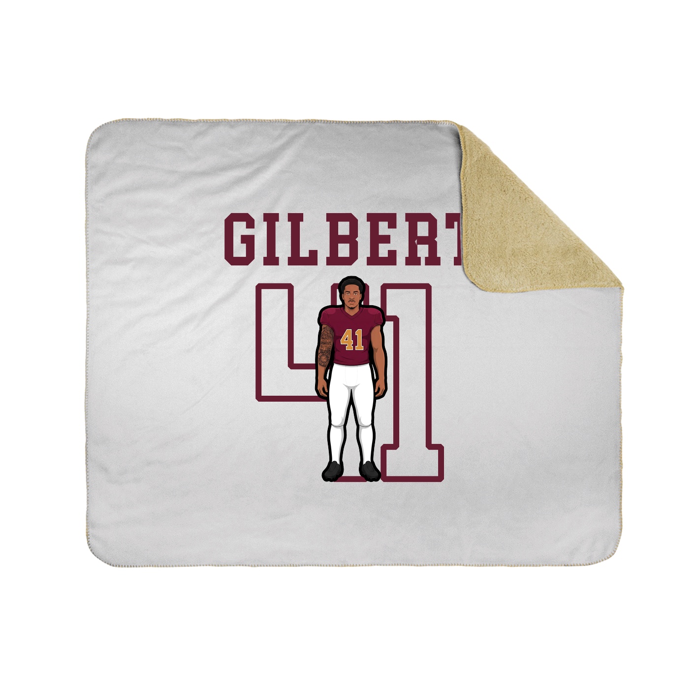Throw Blanket — Shirsey in White