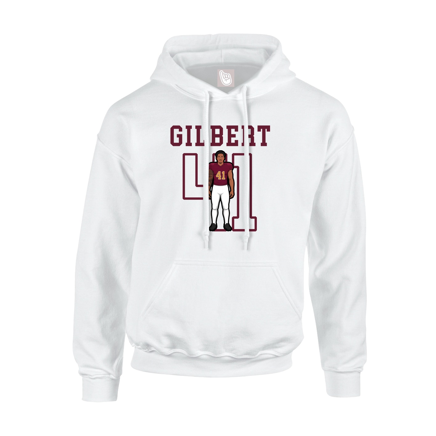 Youth Hoodie — Shirsey in White