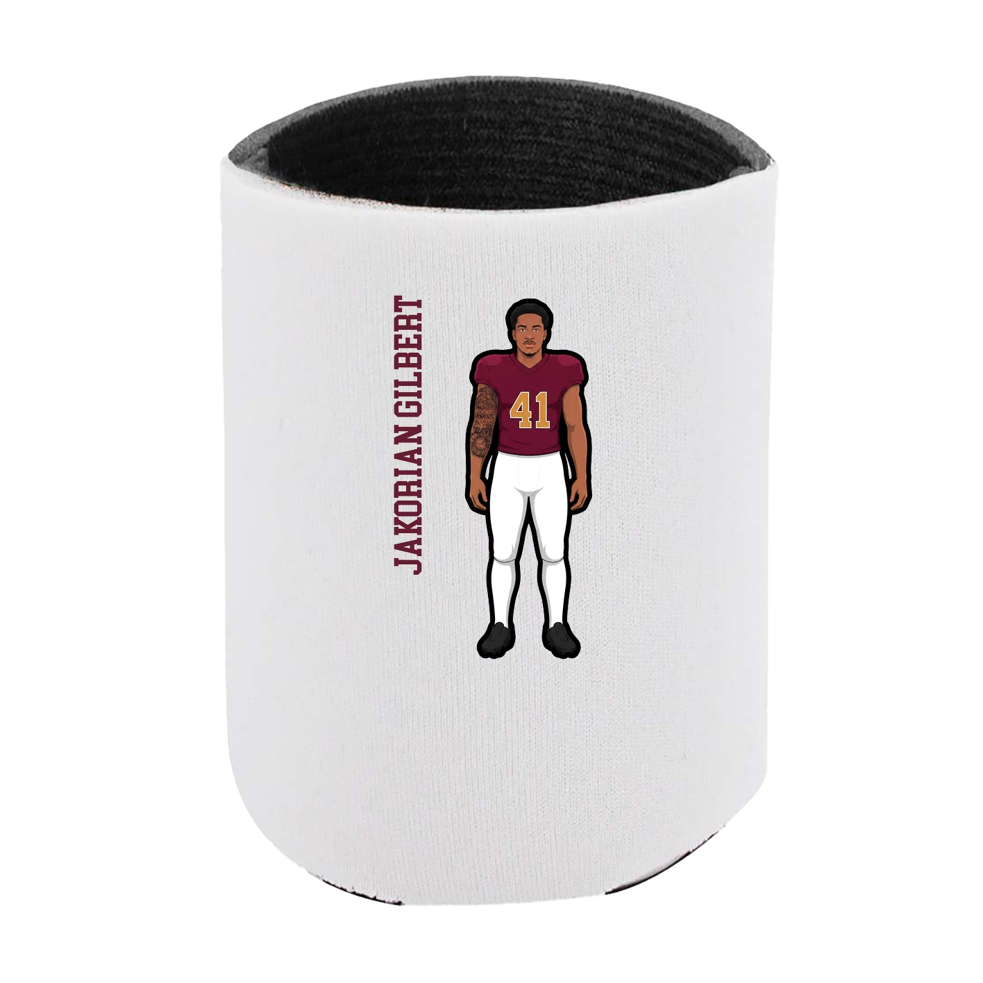 Can Holder — Name Vertical in White