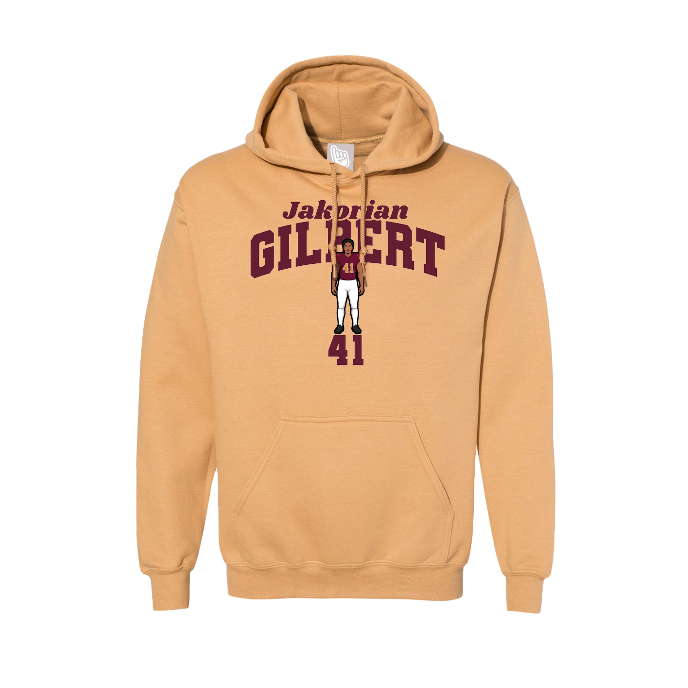Hoodie — Signature Arch in Vegas Gold