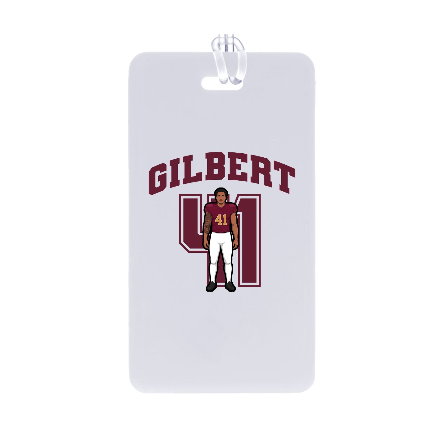 Bag Tag — Number in Classic
