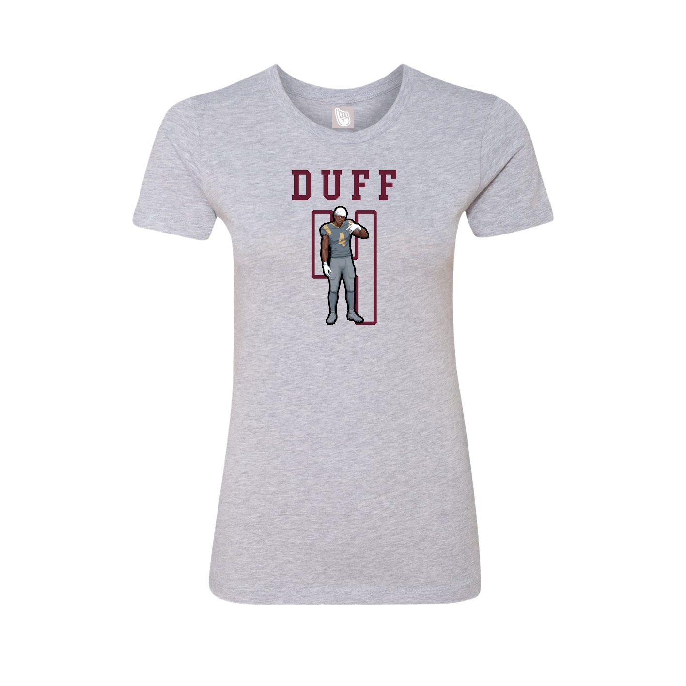 Fitted Women's Tee — Shirsey in Grey