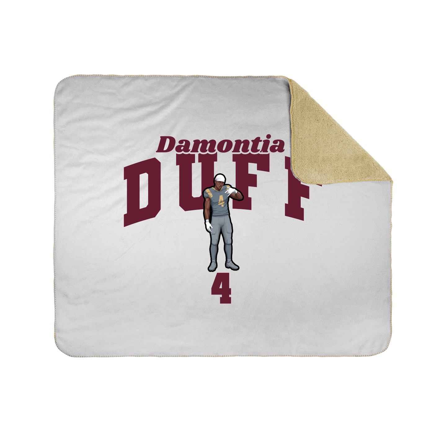 Throw Blanket — Signature Arch in White
