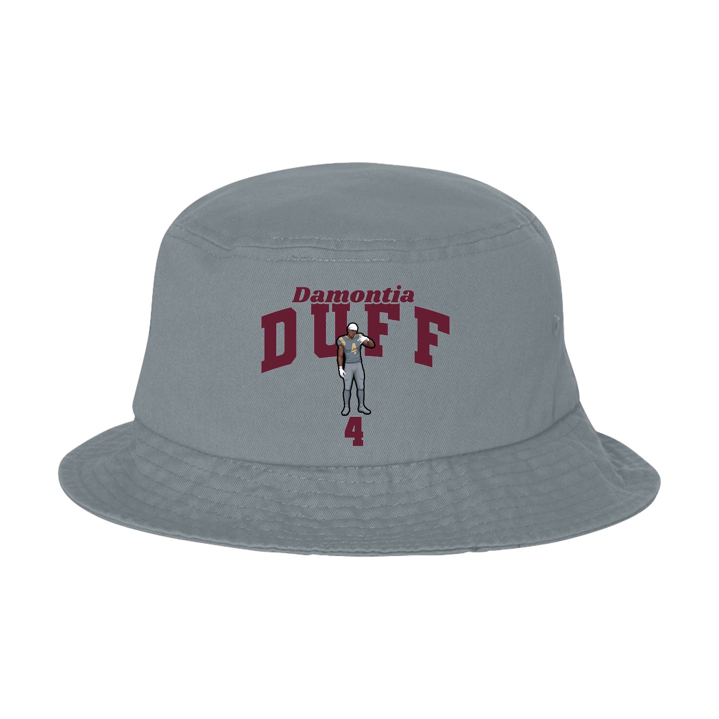 Bucket Cap — Signature Arch in Grey