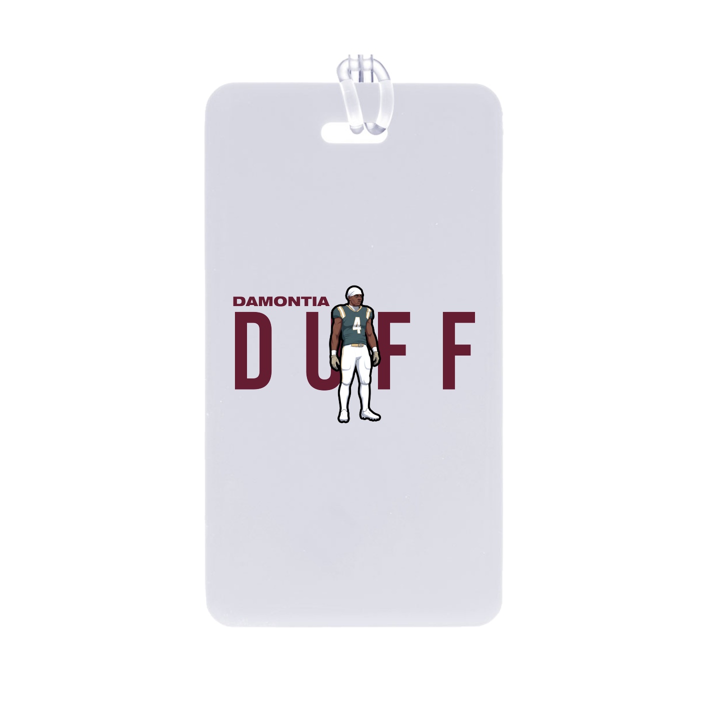 Bag Tag — Player Name in Classic