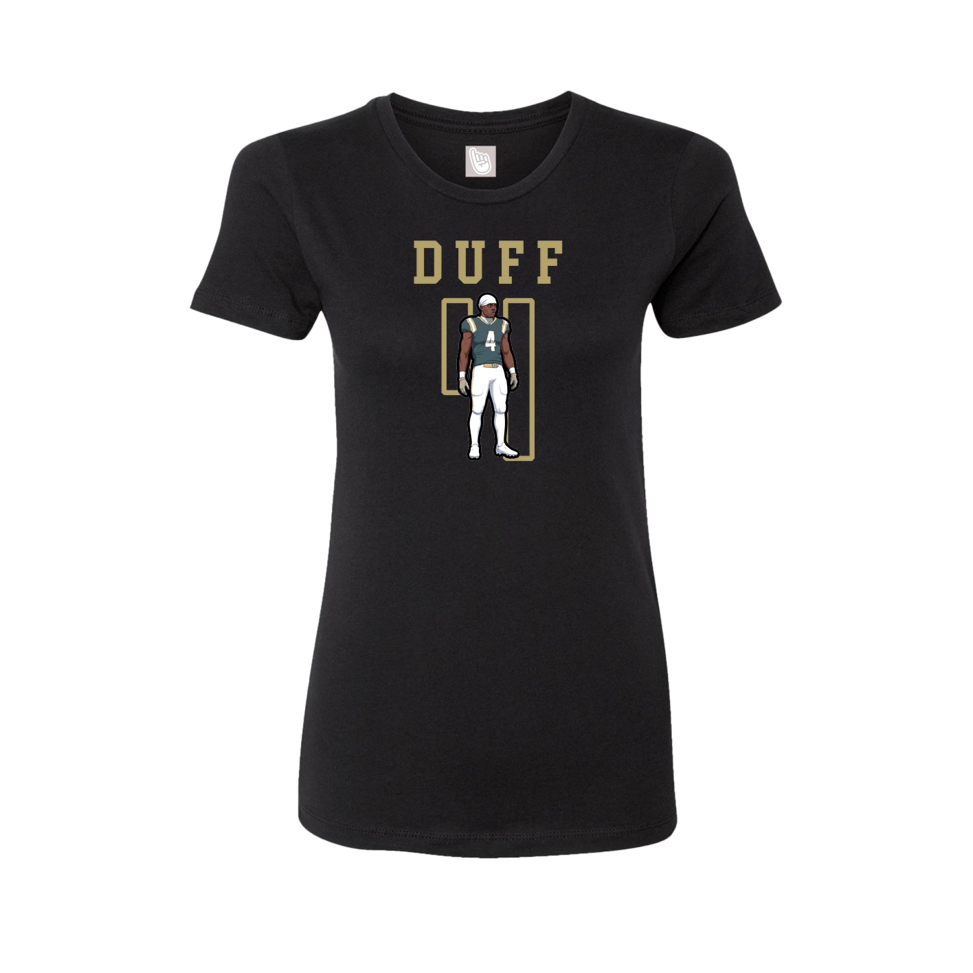 Fitted Women's Tee — Shirsey in Black