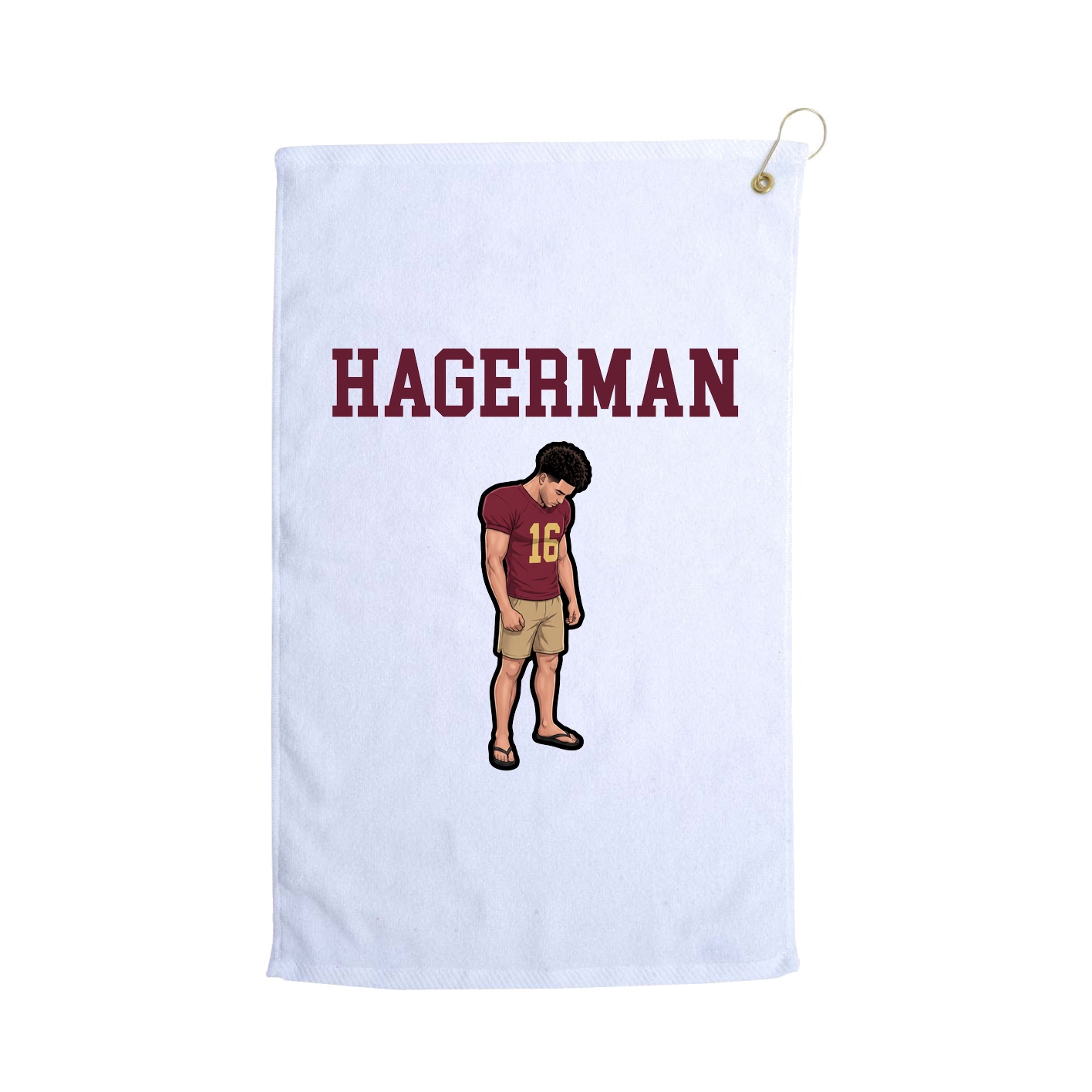 Golf Towel — Shirsey in White
