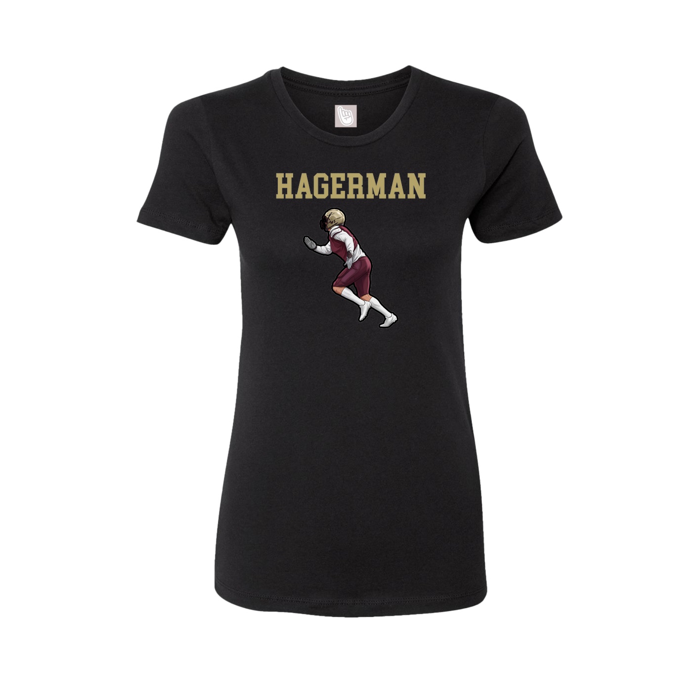 Fitted Women's Tee — Shirsey in Black