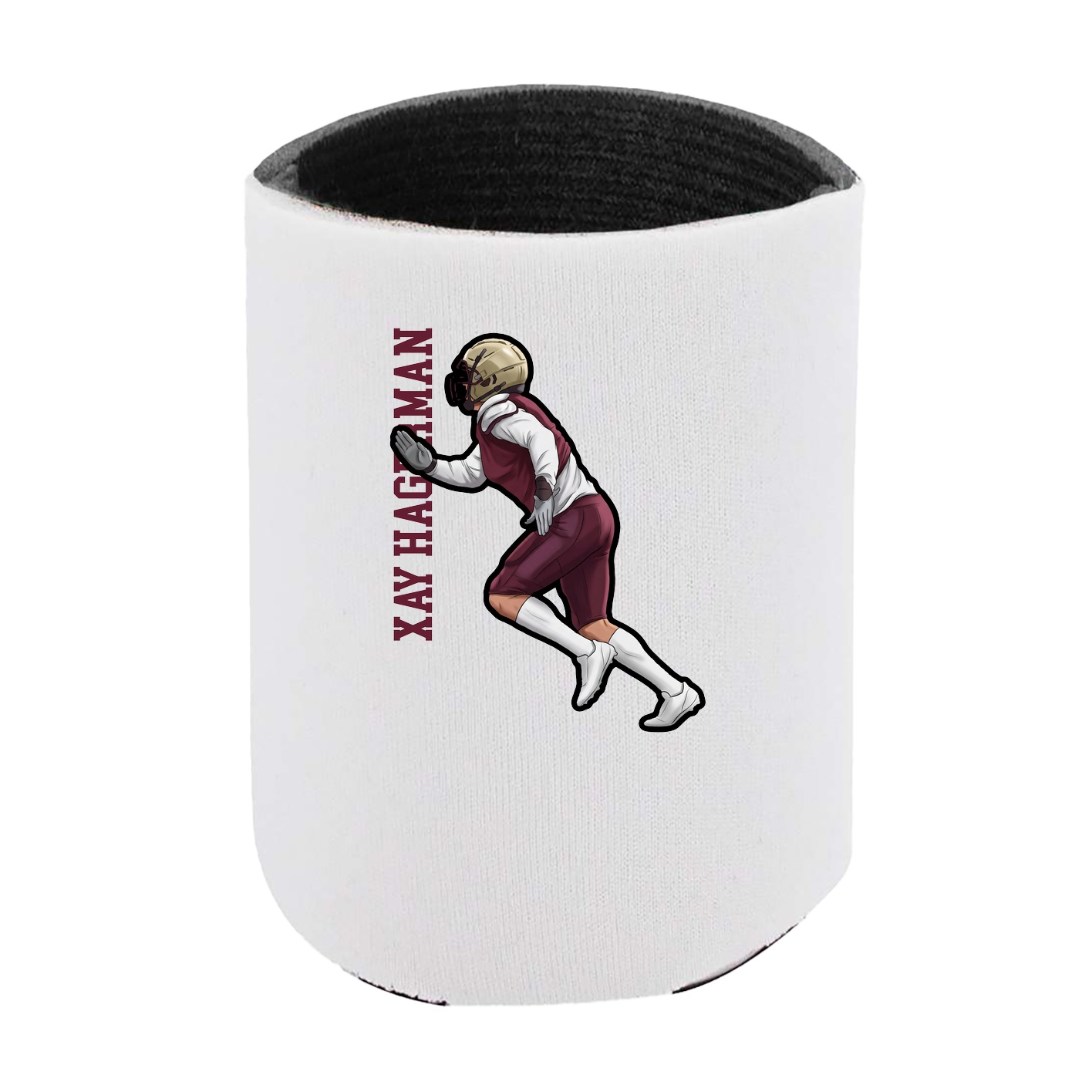Can Holder — Name Vertical in White