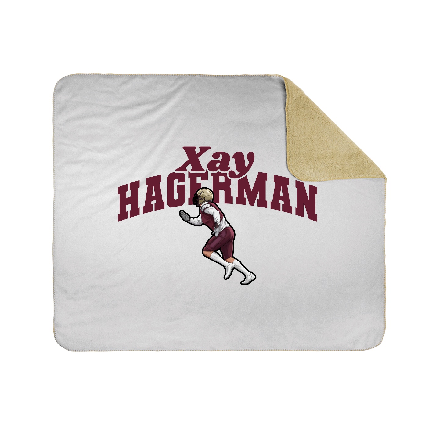 Throw Blanket — Signature Arch in White