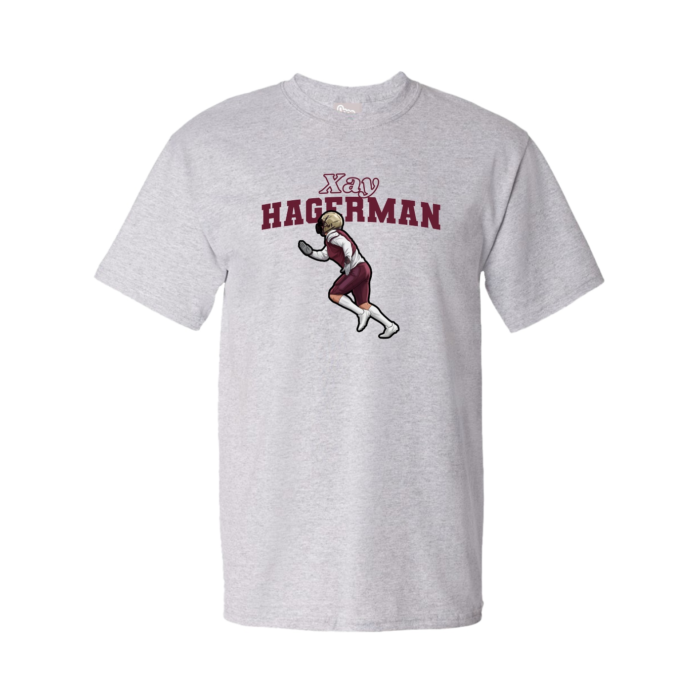 Tee — Name Arch in Grey
