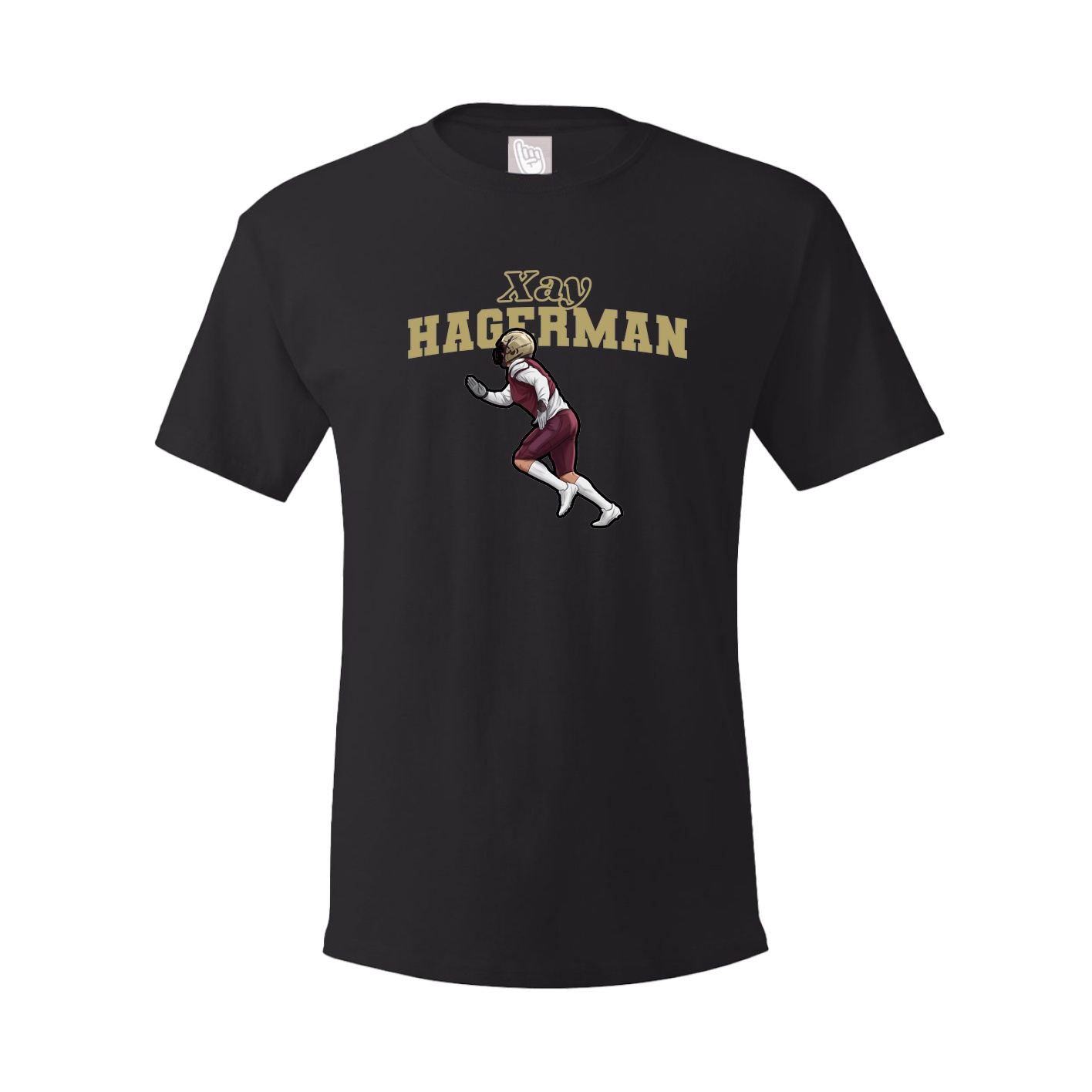 Youth Tee — Name Arch in Black