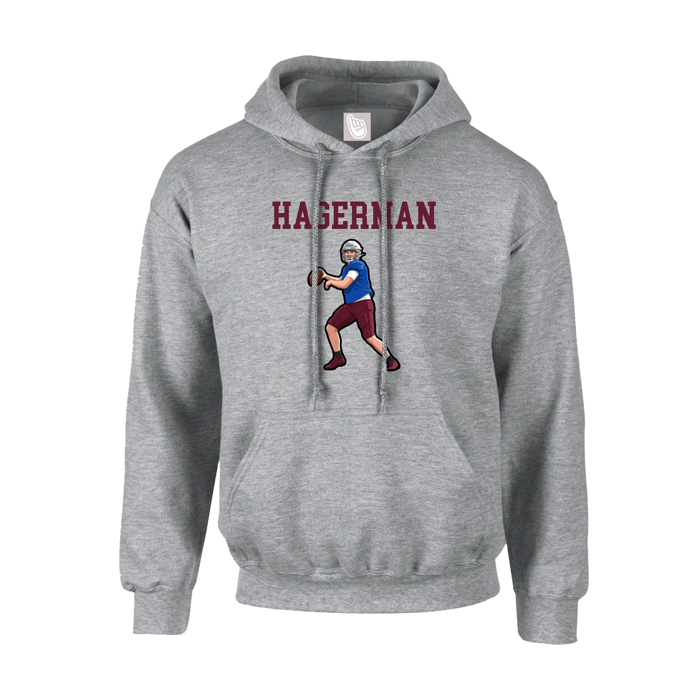 Youth Hoodie — Shirsey in Grey