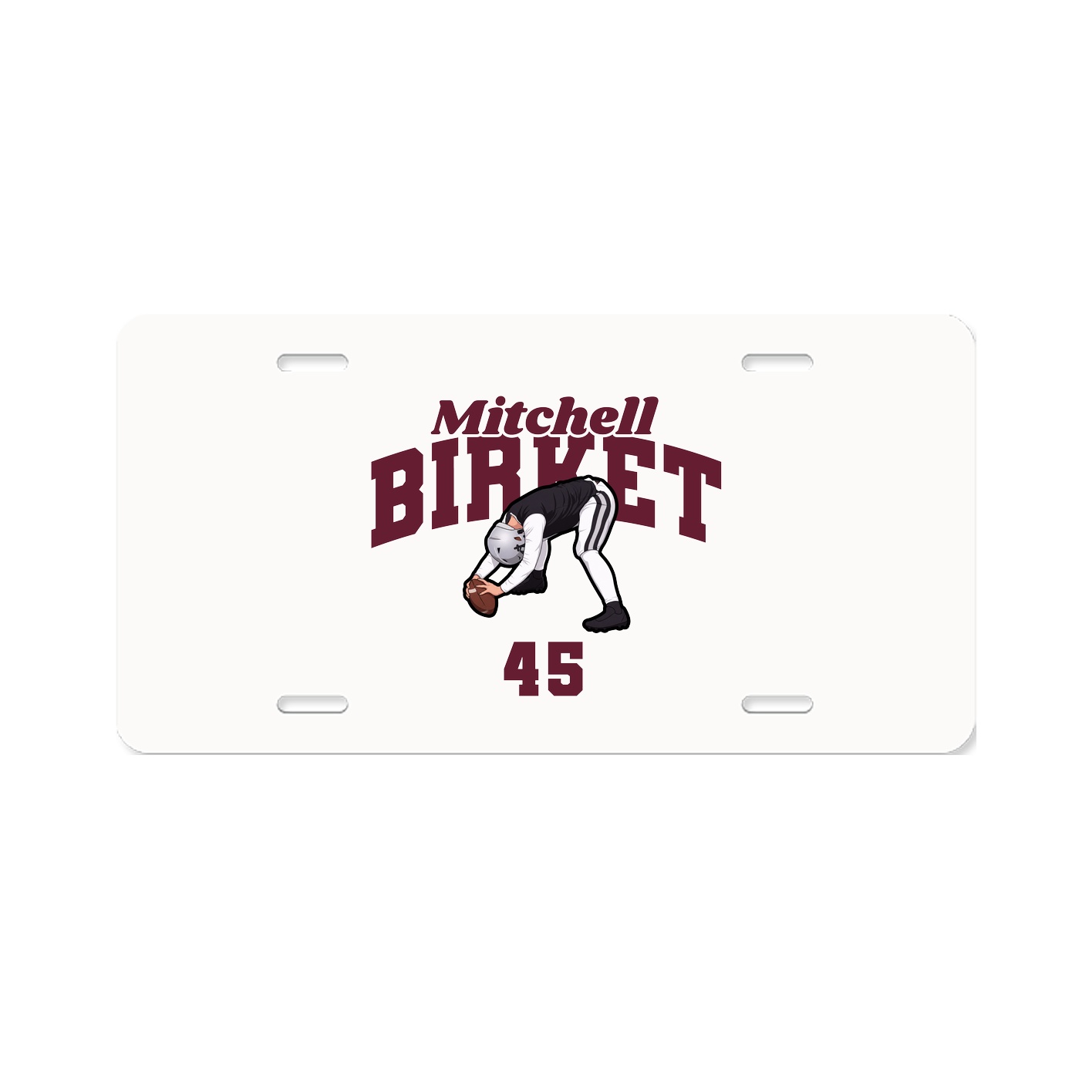 License Plate — Signature Arch in Classic