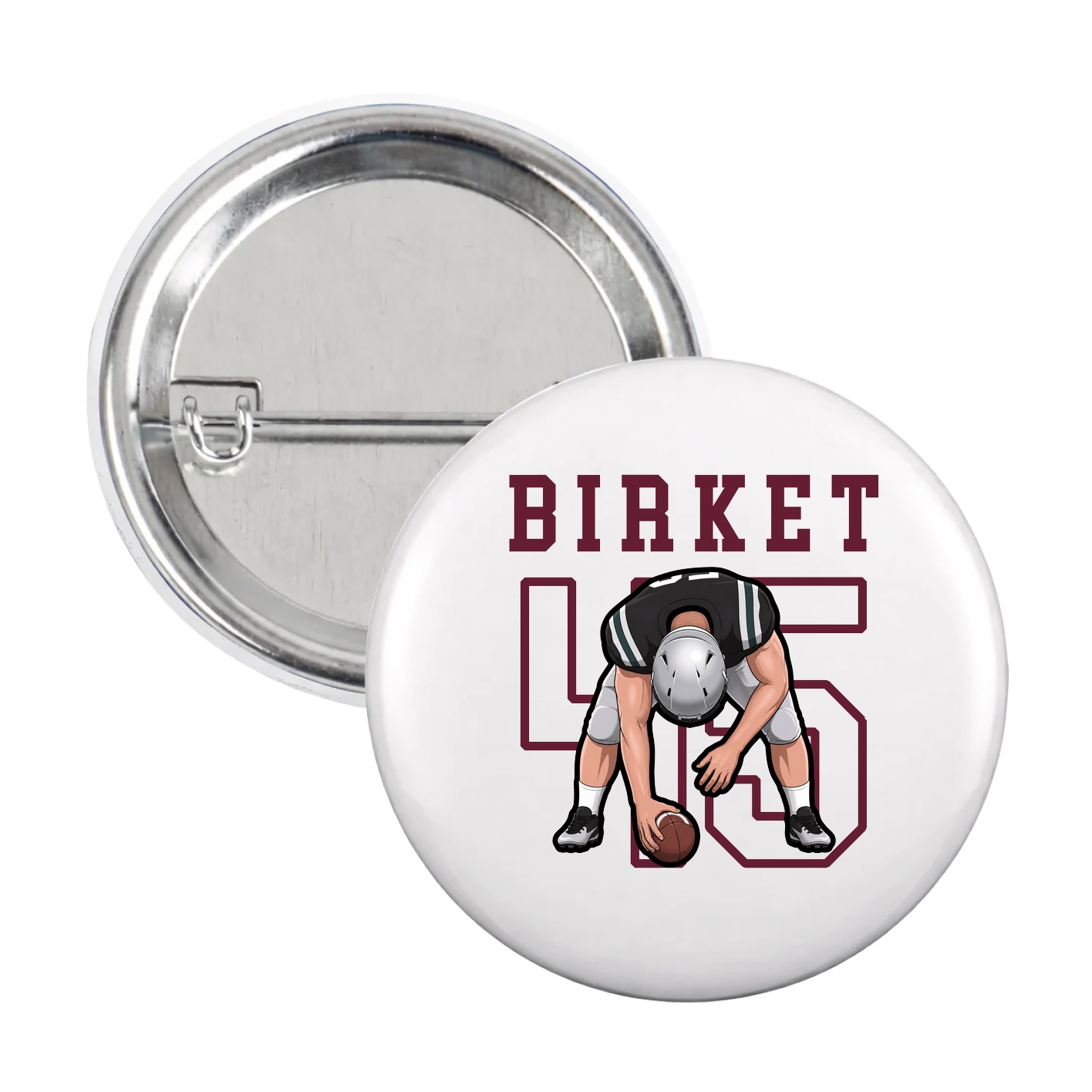 Game Day Button — Shirsey in White