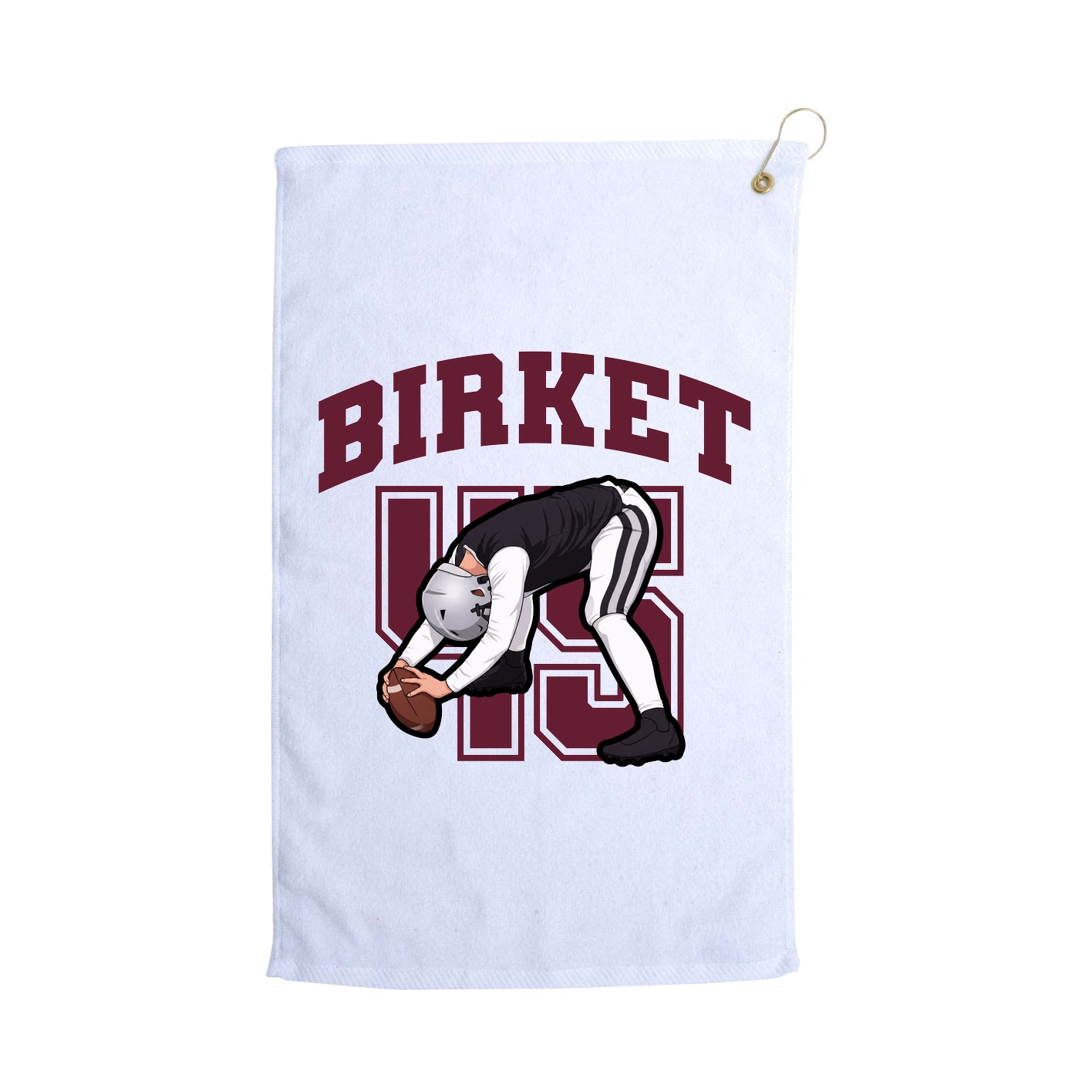 Golf Towel — Number in White