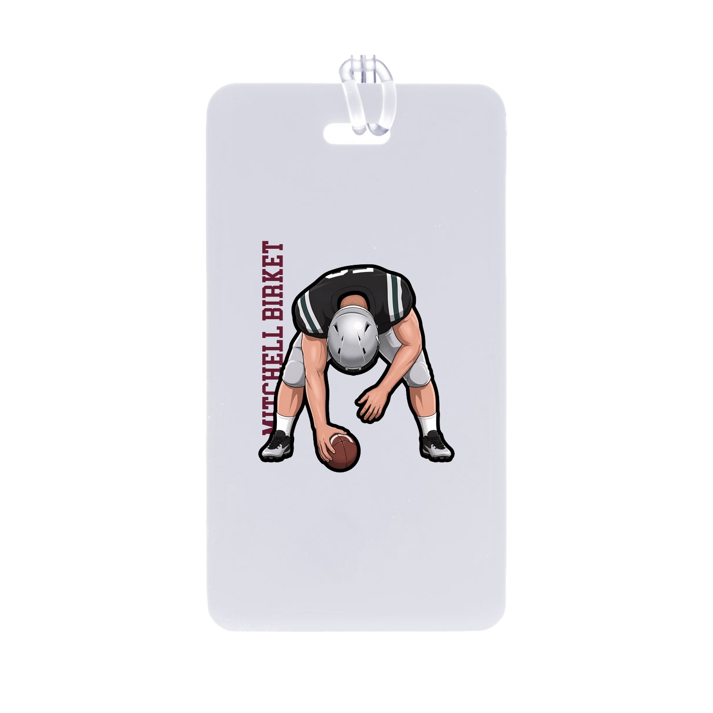 Bag Tag — Name Vertical in Classic