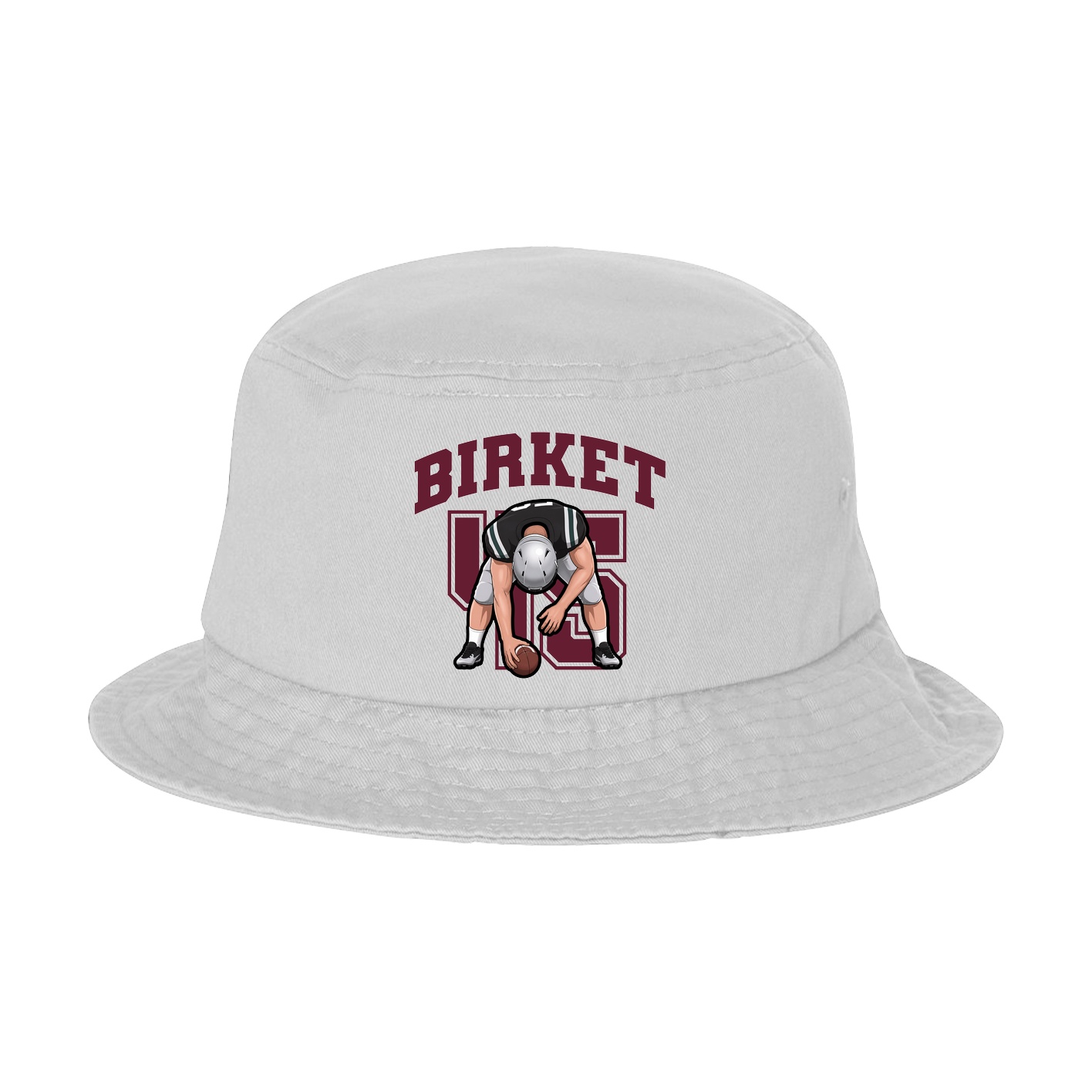 Bucket Cap — Number in White