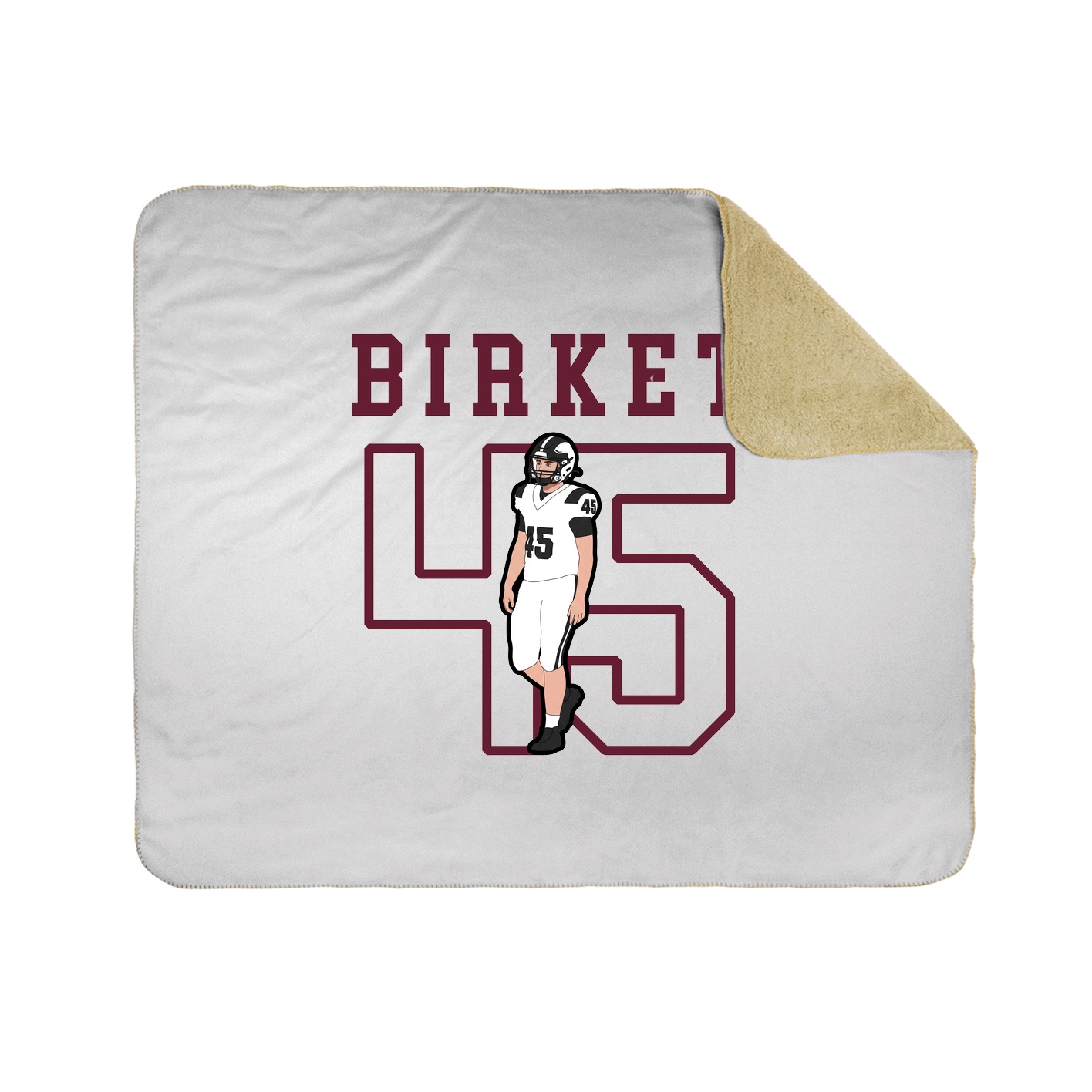 Throw Blanket — Shirsey in White