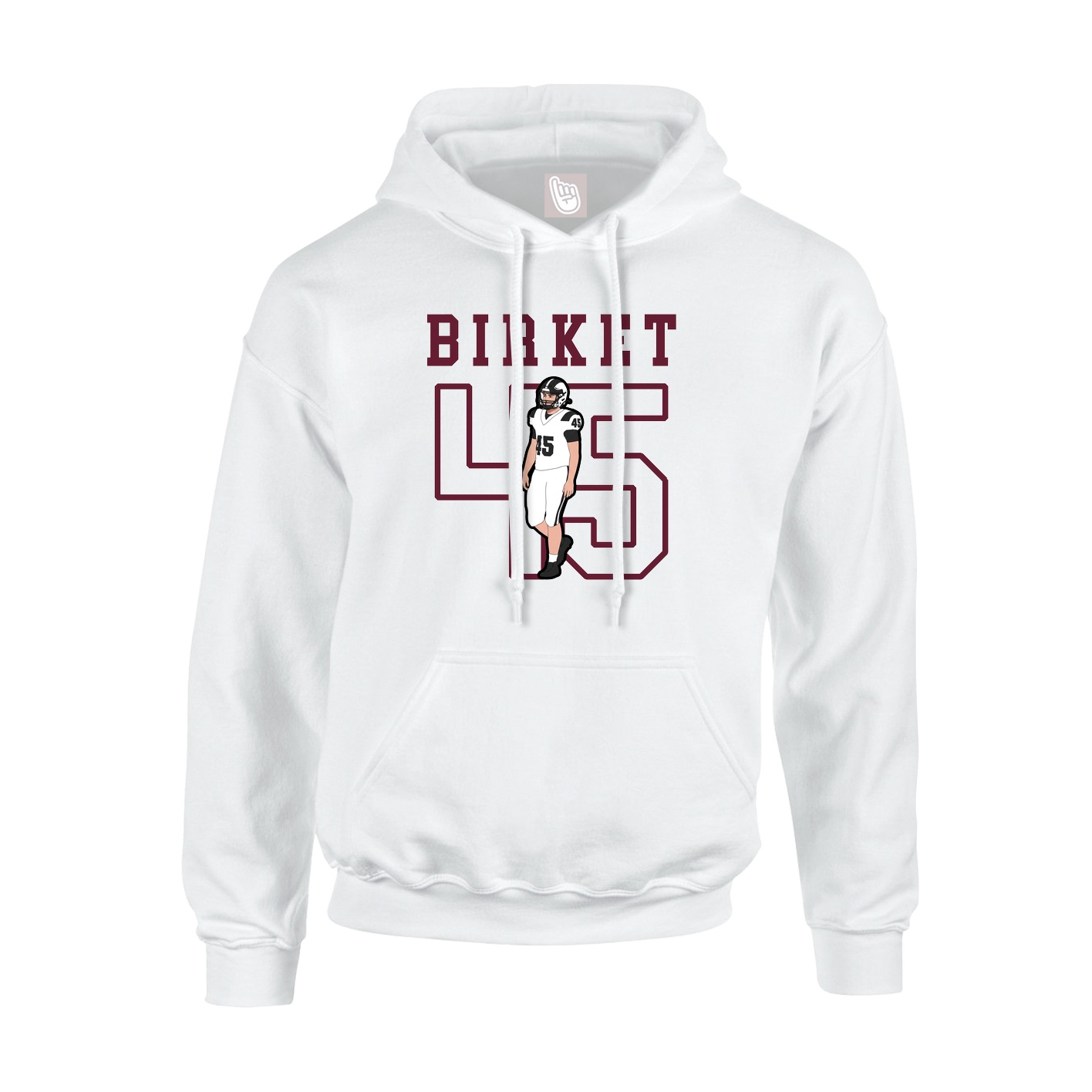 Hoodie — Shirsey in White