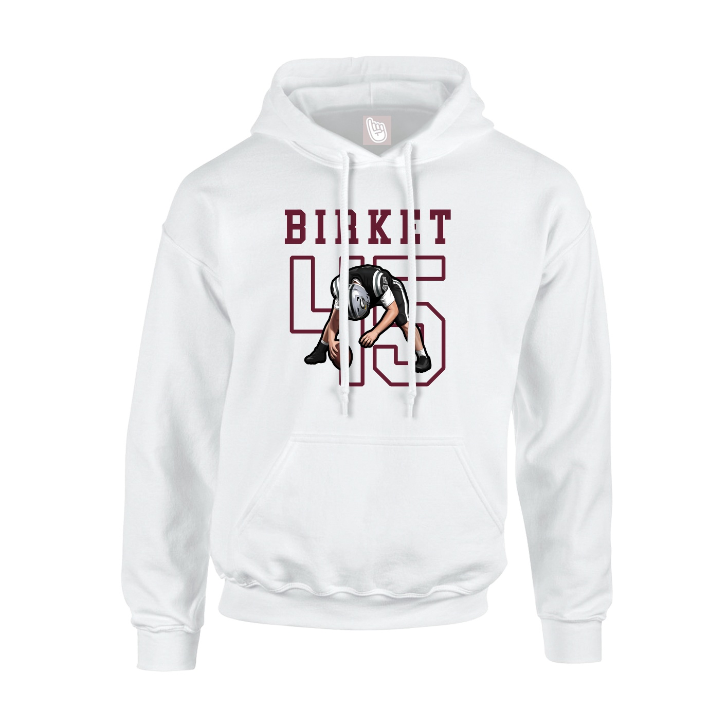 Youth Hoodie — Shirsey in White