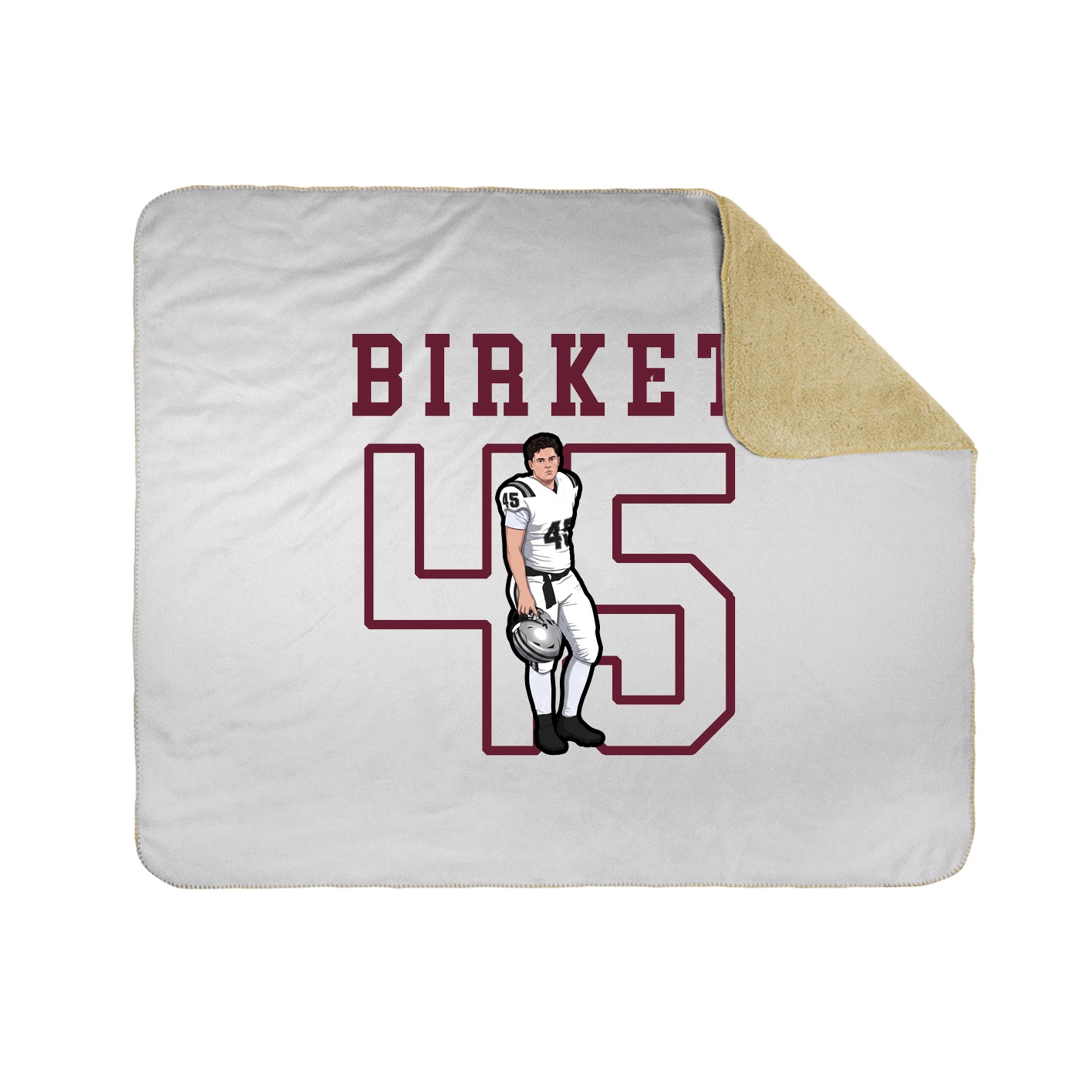 Throw Blanket — Shirsey in White