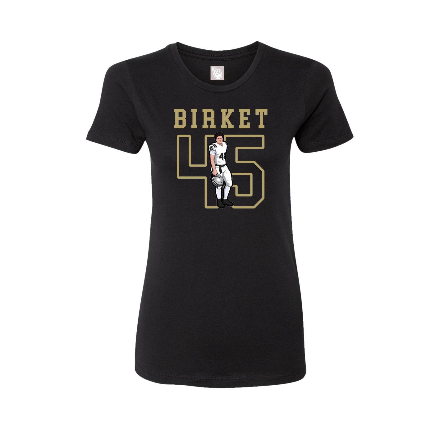 Fitted Women's Tee — Shirsey in Black