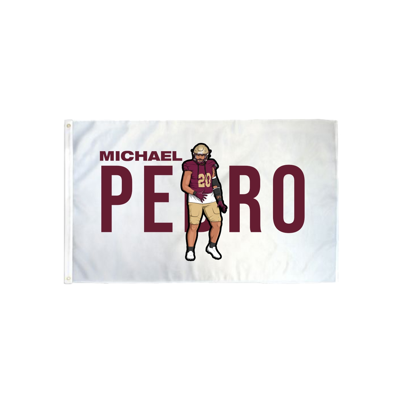 3x5 Flag — Player Name in Classic