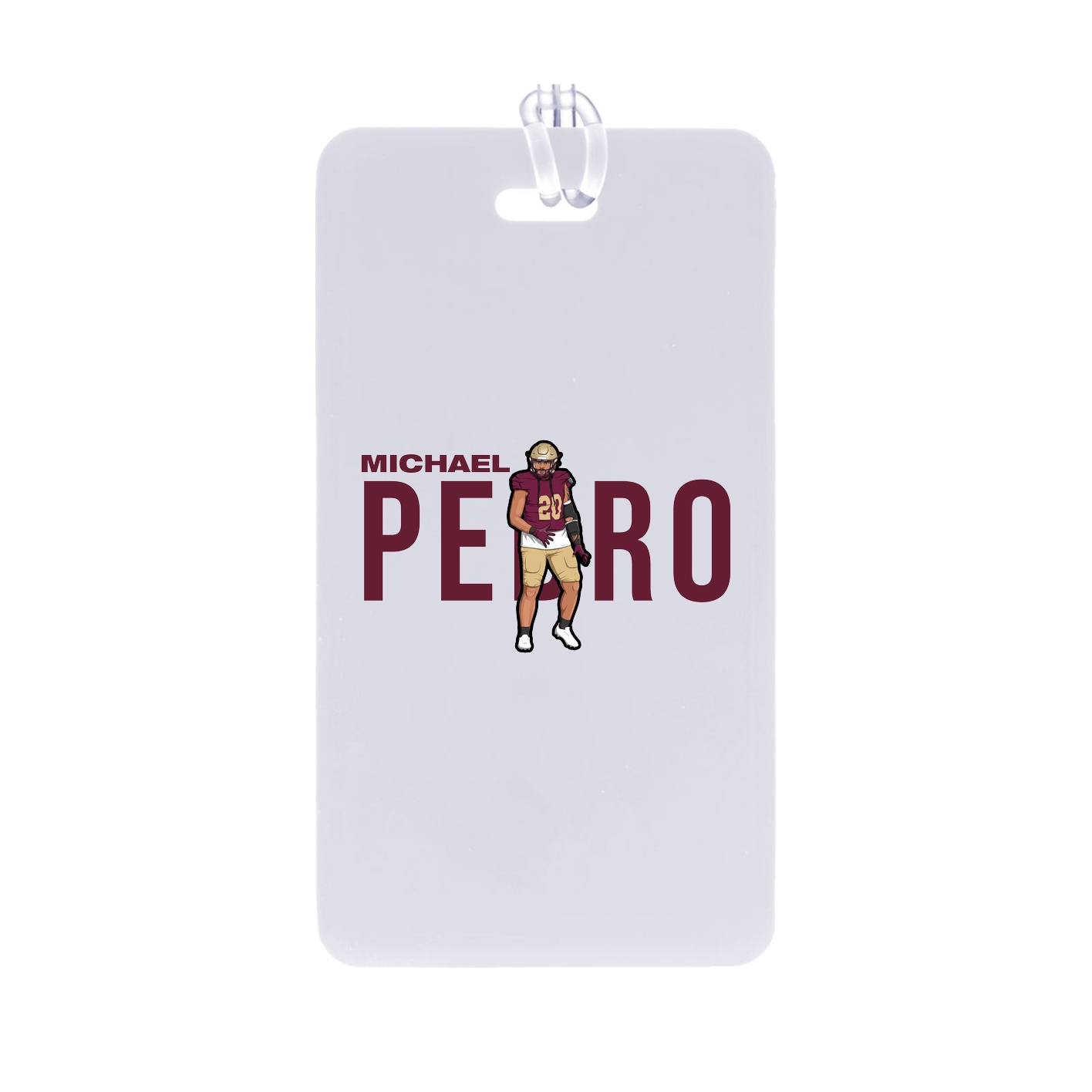 Bag Tag — Player Name in Classic