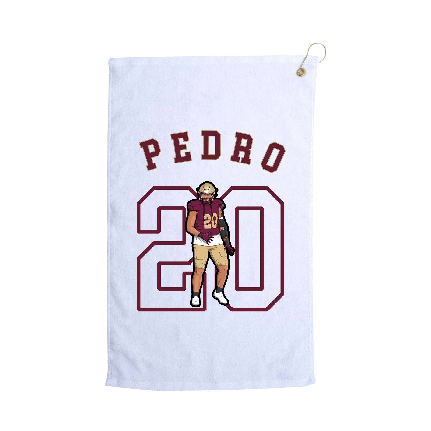 Golf Towel — Shirsey Arch in White