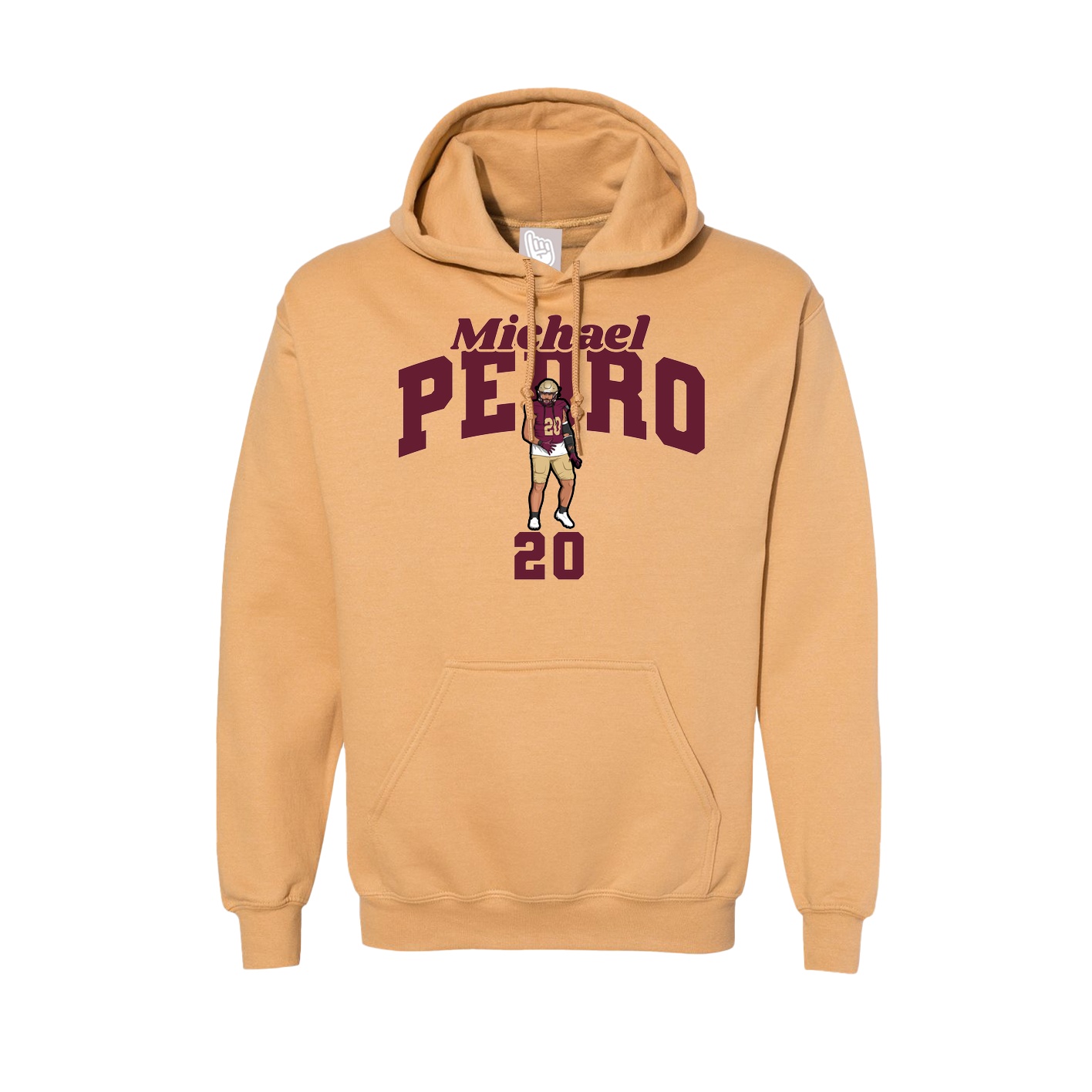Hoodie — Signature Arch in Vegas Gold