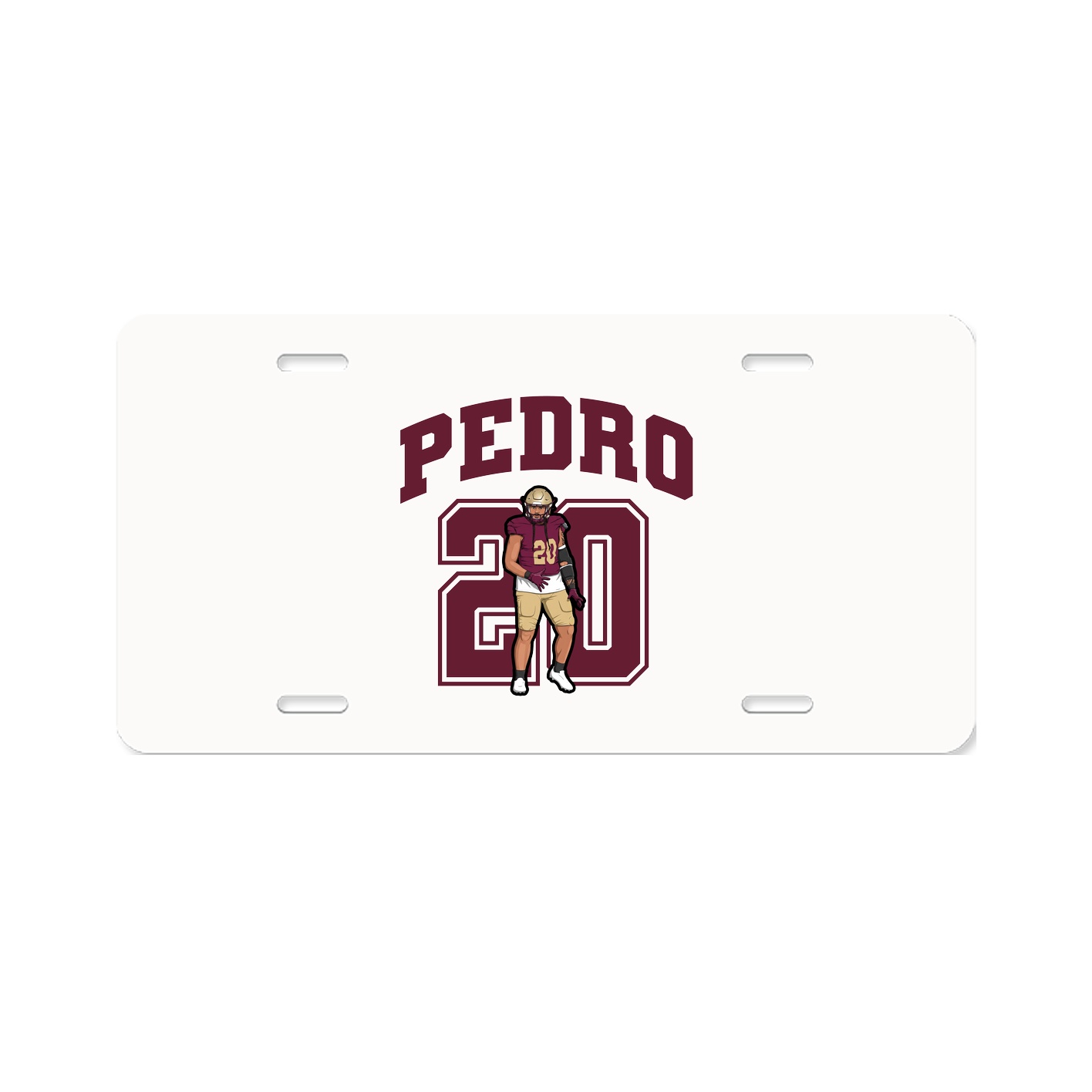 License Plate — Number in Classic