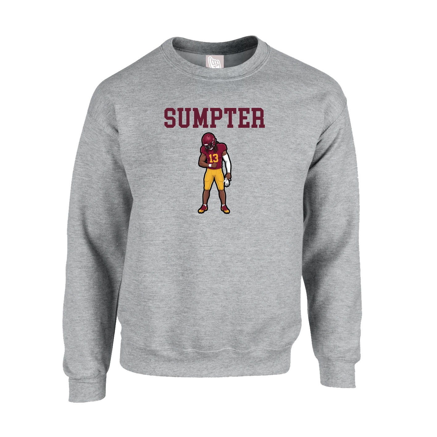 Fleece Crew — Shirsey in Grey