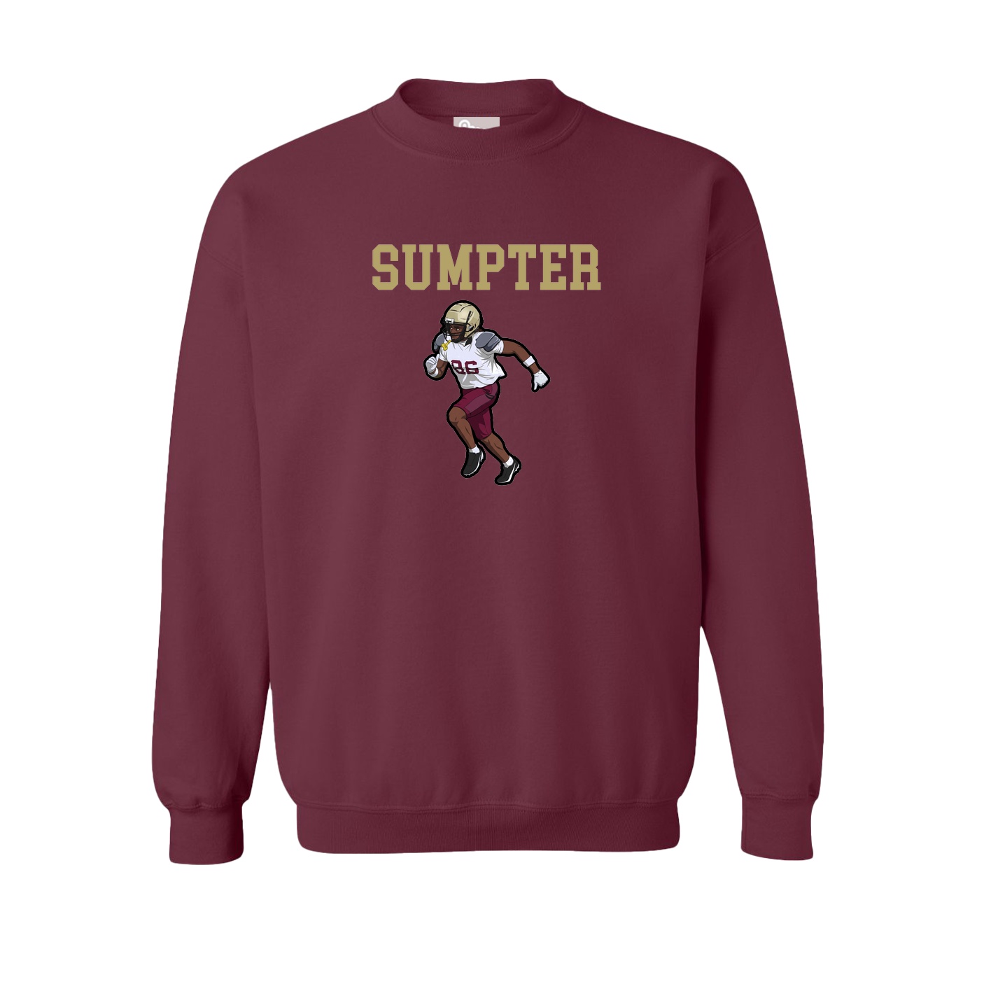 Fleece Crew — Shirsey in Maroon