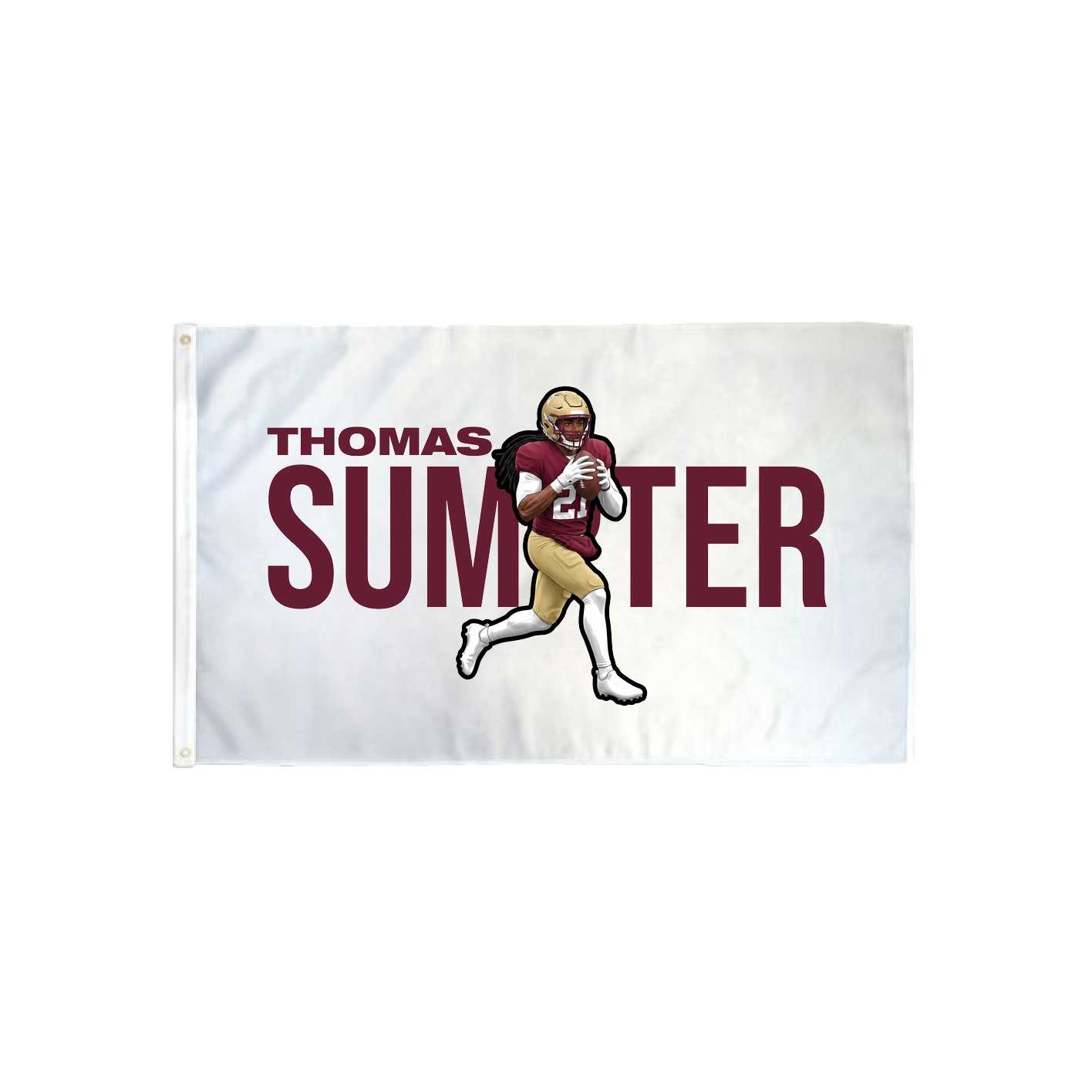 3x5 Flag — Player Name in Classic