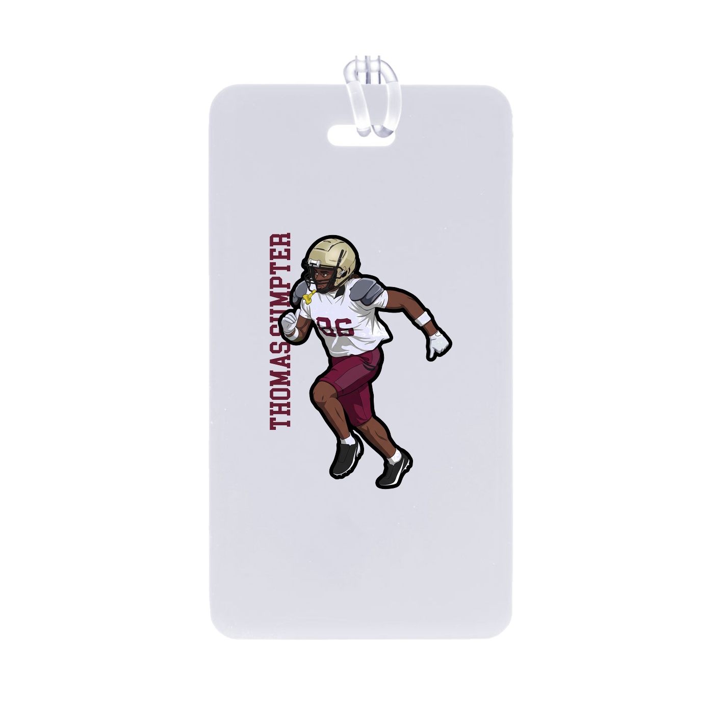 Bag Tag — Name Vertical in Classic