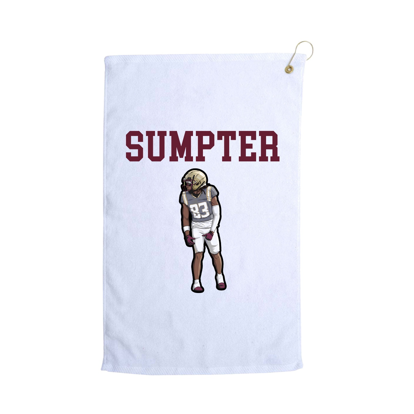 Golf Towel — Shirsey in White