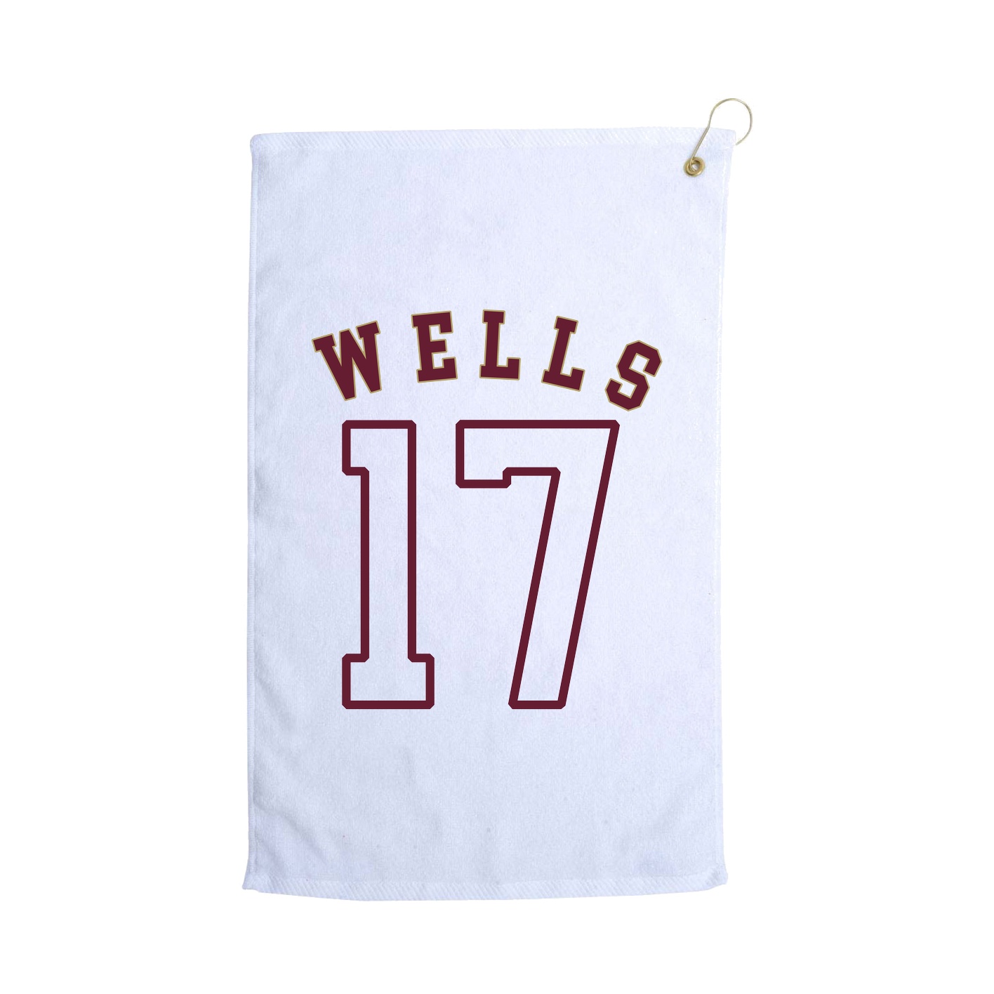 Golf Towel — Shirsey Arch in White