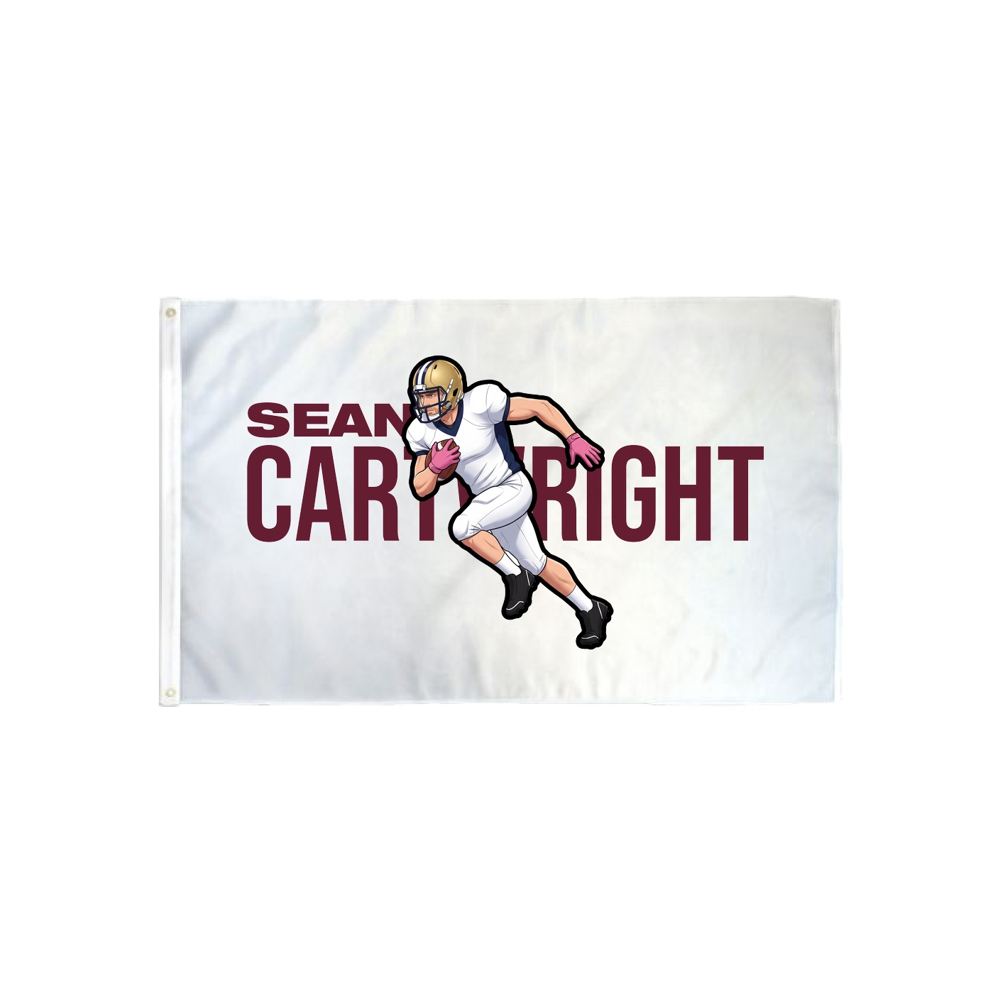 3x5 Flag — Player Name in Classic