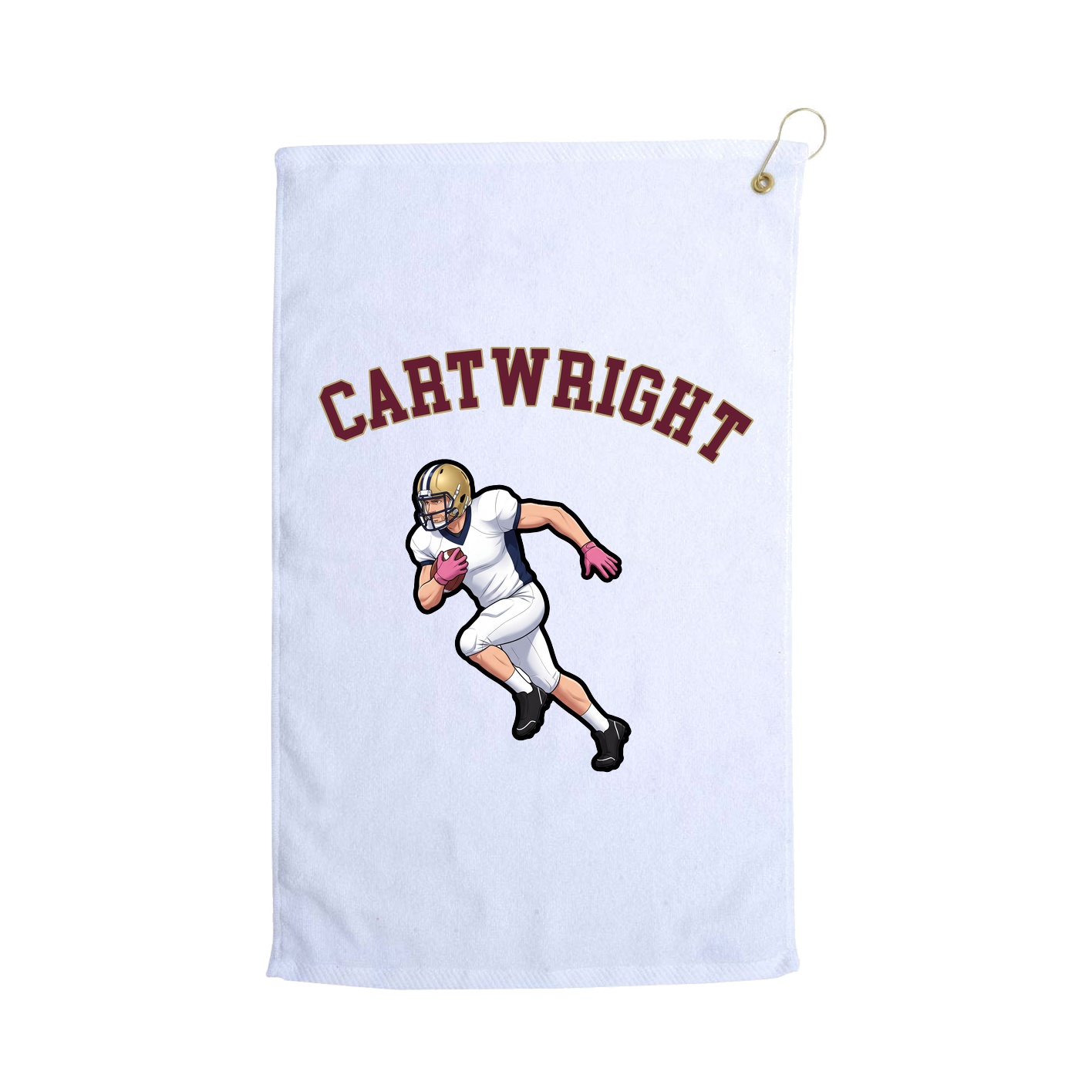 Golf Towel — Shirsey Arch in White