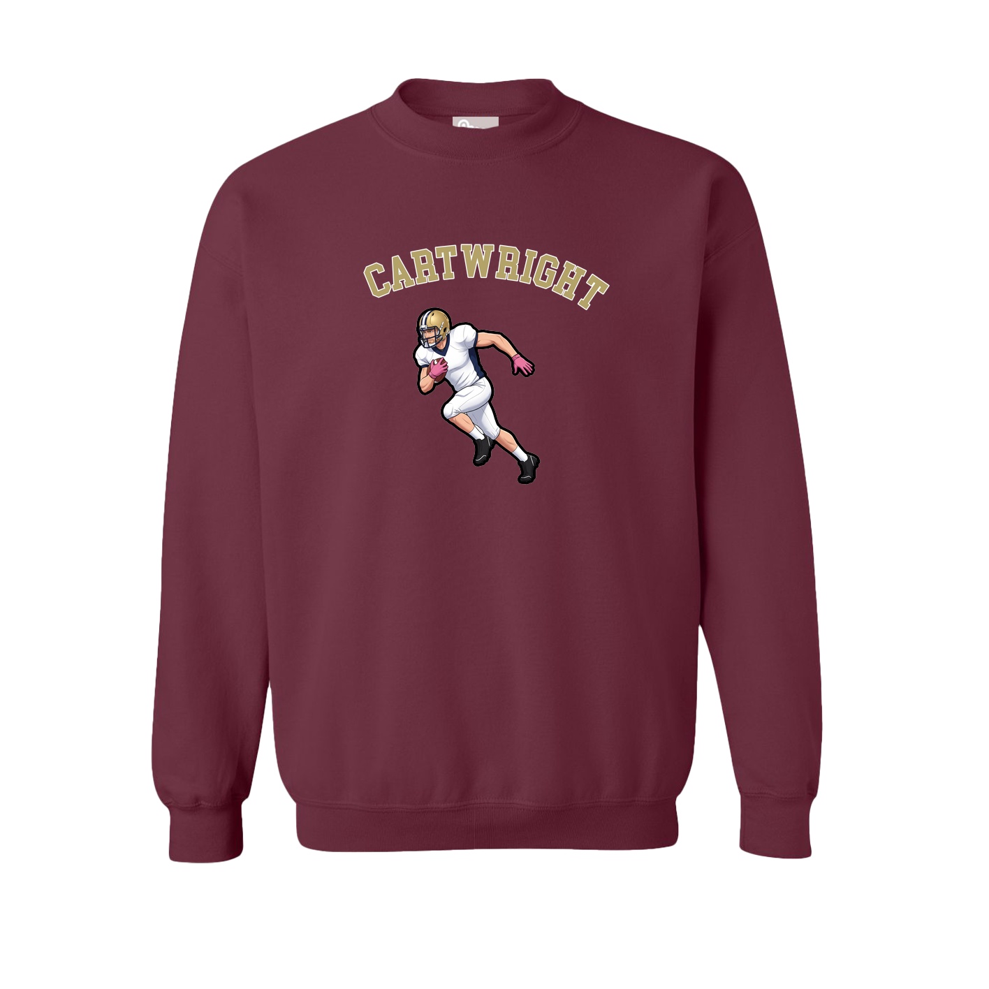 Fleece Crew — Shirsey Arch in Maroon