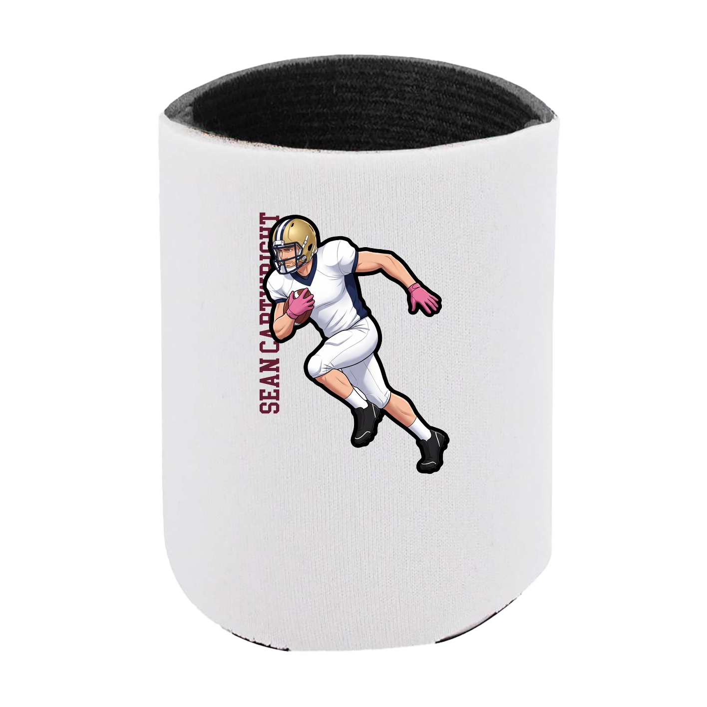 Can Holder — Name Vertical in White