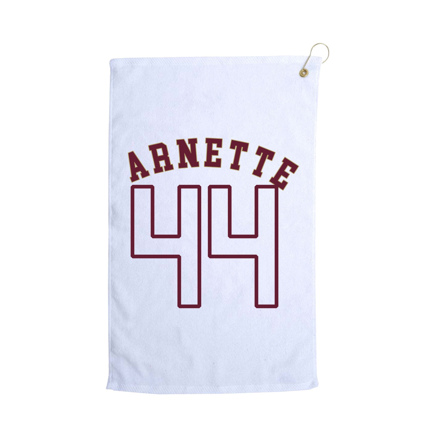 Golf Towel — Shirsey Arch in White