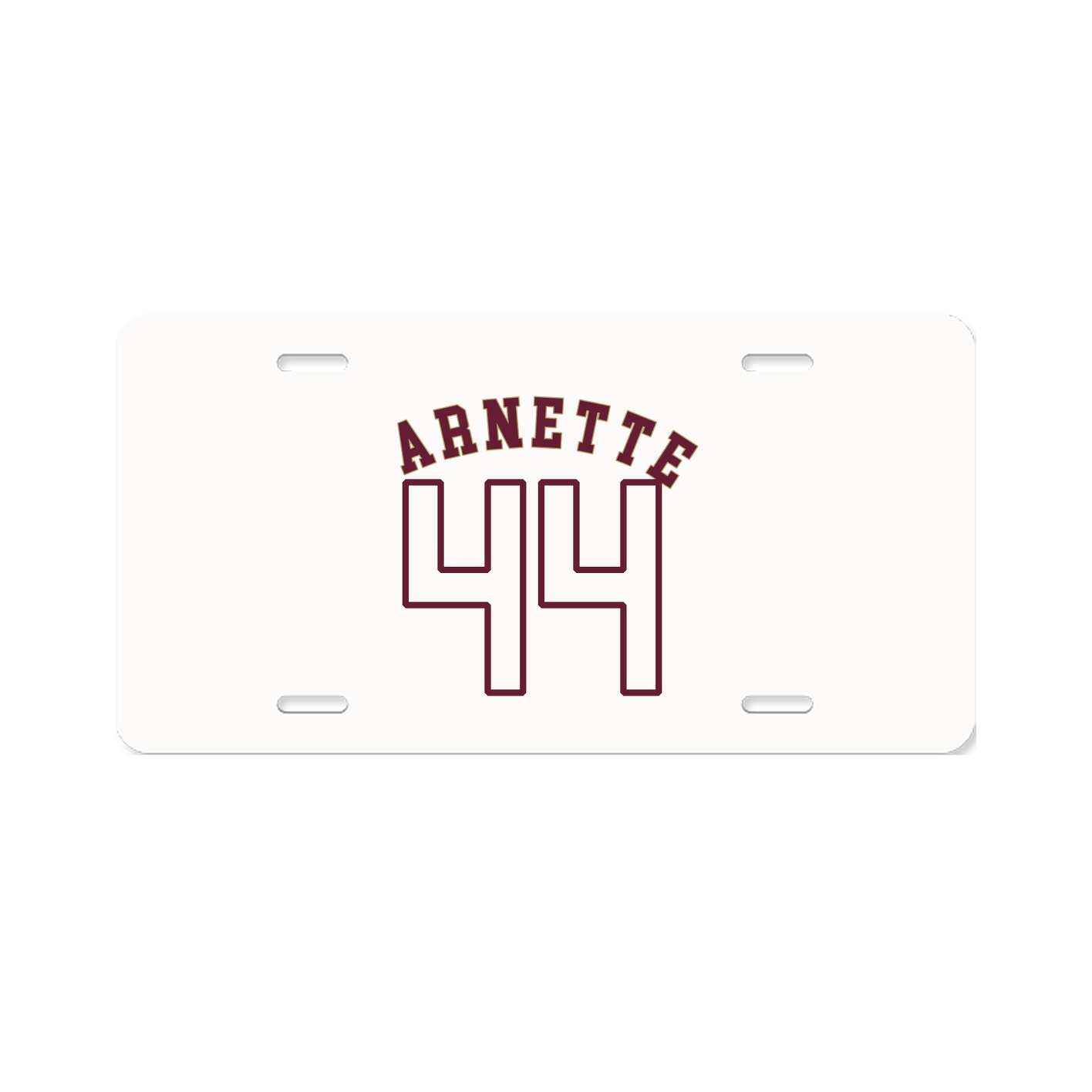 License Plate — Shirsey Arch in Classic