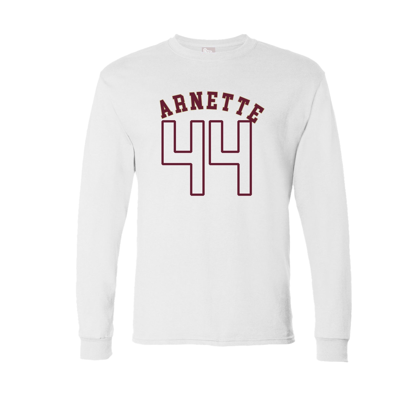 Long Sleeve Tee — Shirsey Arch in White