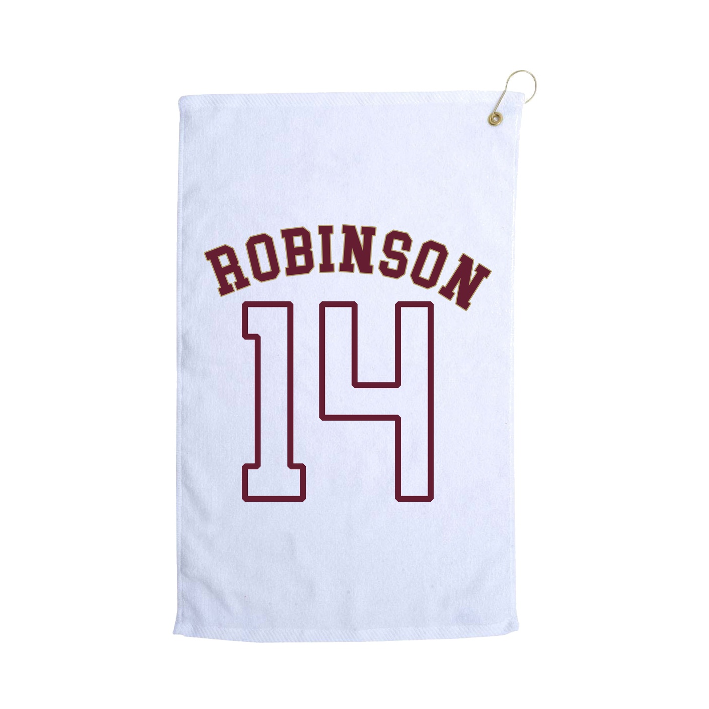 Golf Towel — Shirsey Arch in White