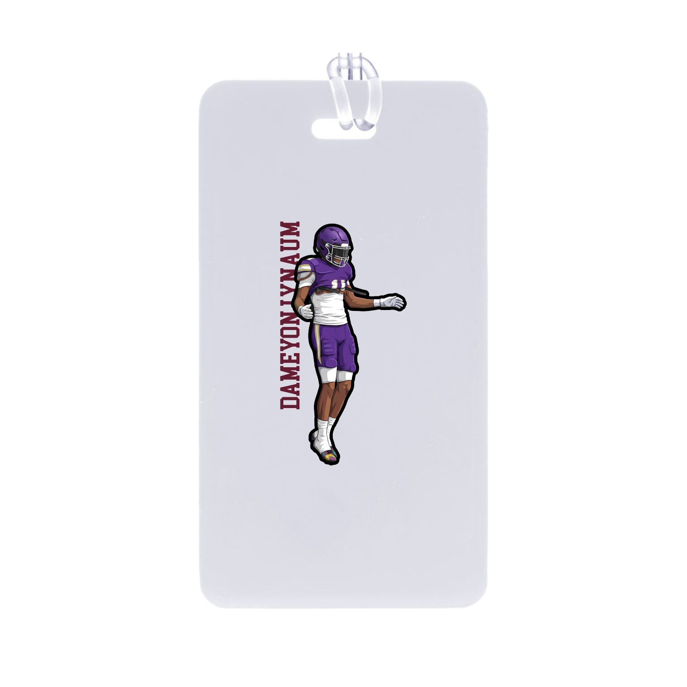 Bag Tag — Name Vertical in Classic