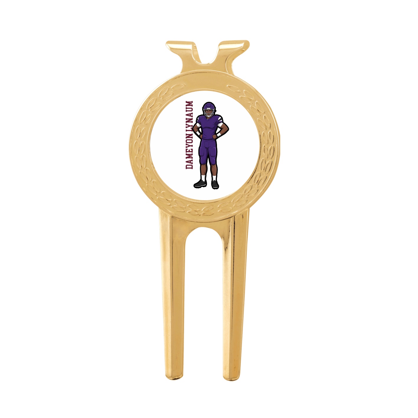 Divot Tool with Ball Marker — Name Vertical in Classic