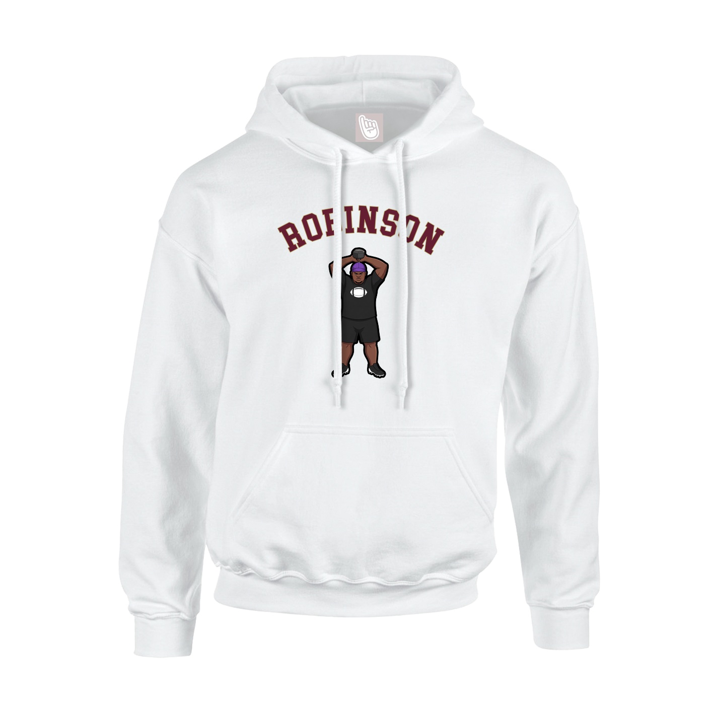 Hoodie — Shirsey Arch in White
